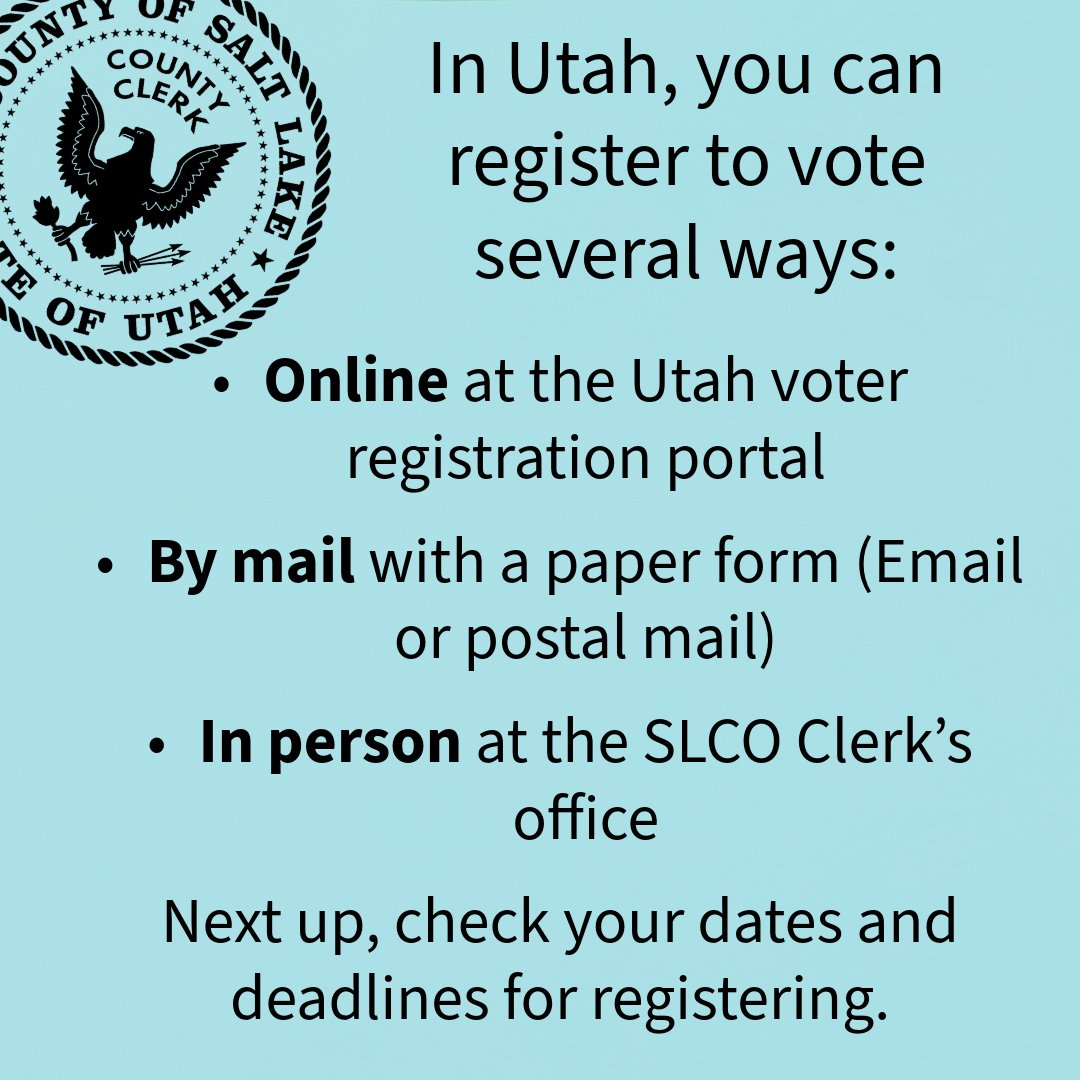 Salt Lake County Elections tweet media
