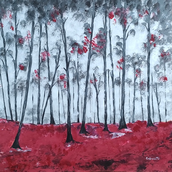 goloviarte's tweet image. Mis cuadros en papel de Otoño. Pinturas que miden 50 x 50 cm cada una. Visita goloviarte.com/search/label/P… . #arte #cuadros #art #artistic