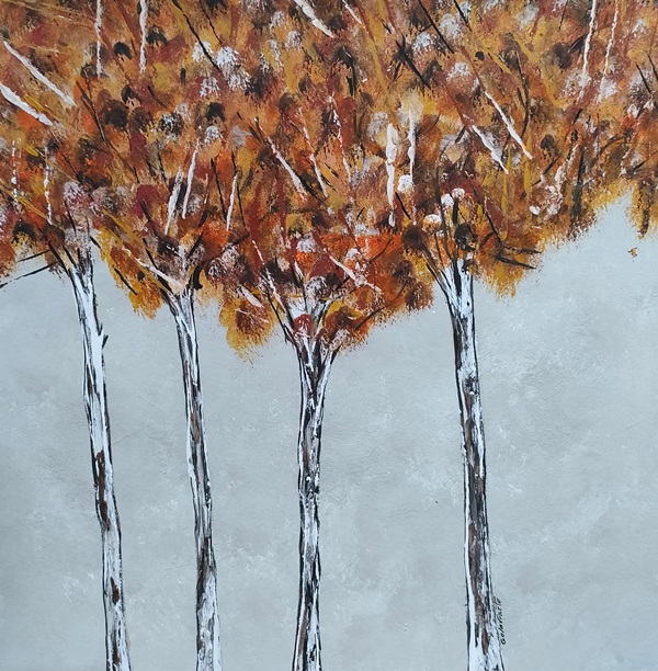 goloviarte's tweet image. Mis cuadros en papel de Otoño. Pinturas que miden 50 x 50 cm cada una. Visita goloviarte.com/search/label/P… . #arte #cuadros #art #artistic