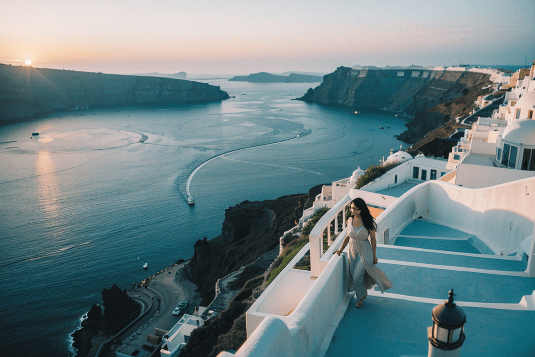 thesleezefreeze's tweet image. Chasing sunsets in Santorini  White-washed villages, blue-domed churches, and wine with a sea view. Every corner feels like a postcard—pure magic. #SantoriniVibes #TravelDiaries