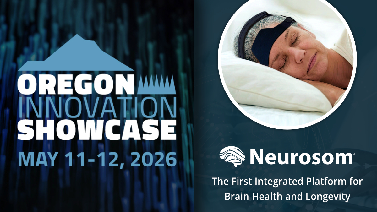 Neurosom110909's tweet photo. We're excited: our CEO, Viral Sheth, has been invited to present at the Oregon Innovation Showcase on May 12th at the Sentinel Hotel in Portland, OR. We will share our newest milestones as we build and expand our Brain Health and Longevity Platform.
https://t.co/s5btwaw8lE https://t.co/1K4n7vWRHw