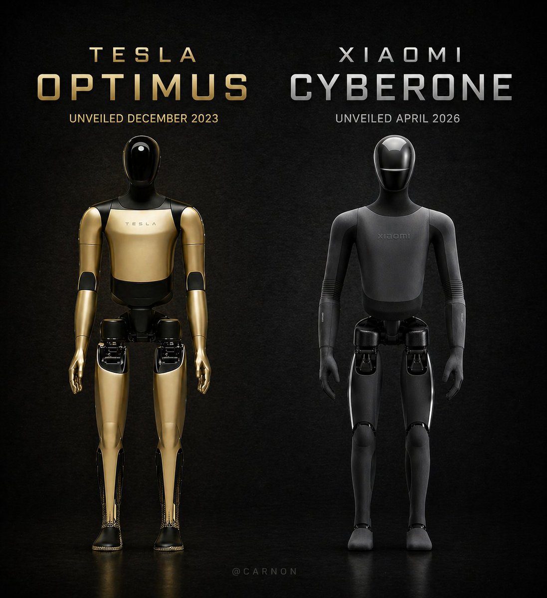 SpacesFuture's tweet photo. #CHcUS

Hyper Cyber "'

🇺🇸 Tesla '
Optimus ¹ 
Cybercab "
Grok ""

🈳 Xiaomi '
Cyberone ²
YU7 "
Mimo ""
__
'https://t.co/qjsCrHpgj0
"https://t.co/4wwPFTrlPy
"'https://t.co/fJYsYQBSHF
""https://t.co/IlSYc7RKoX
^https://t.co/NhewyEPALd
^🖼️ https://t.co/axGFDx4ICg