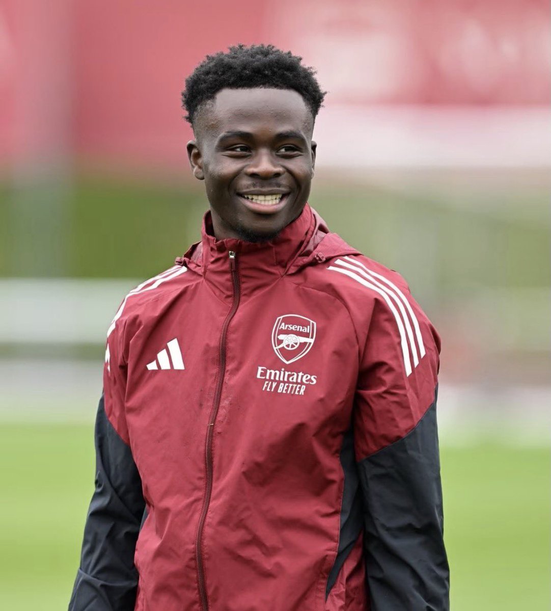 DailyAFC's tweet image. 🌶️ 🏴󠁧󠁢󠁥󠁮󠁧󠁿 Bukayo Saka in Arsenal training today. #afc