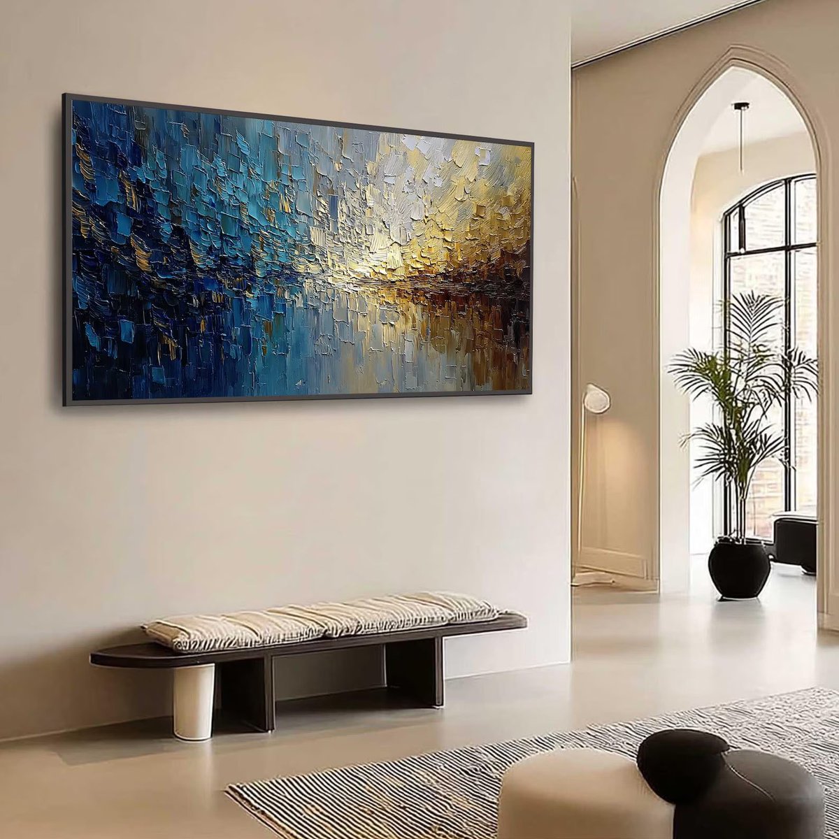 FrameTheWorldUk's tweet photo. Where depth meets light. 🎨

“Ocean of Gold” https://t.co/a9zxlNFVRM