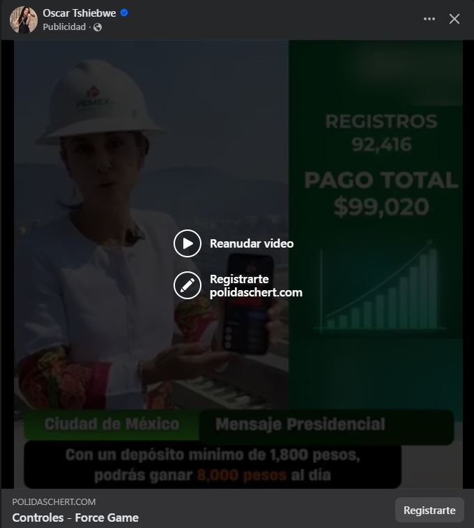 jelers's tweet photo. @PartidoMorenaMx  PREGUNTA. SI PEMEX tiene perdidas, por que la Presidenta ofrece invertir, es real, mentira, fraude, por que deja que utilicen su imagen? https://t.co/KUNSqTajHP