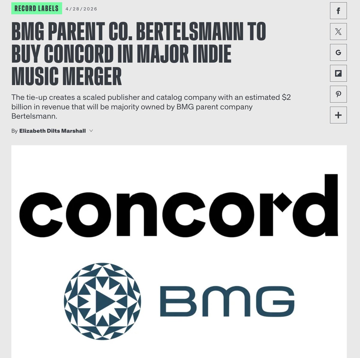 brodieconley's tweet photo. Shot: ‘Big indie’ Concord buys Ninja Tune
Shot: ‘Big indie’ Concord buys Mothership Catalog
Chaser: ‘Biggest indie’ BMG swallows Concord.
All within 2 months.
🫠🫠🫠 https://t.co/SCAgJOyhnH
