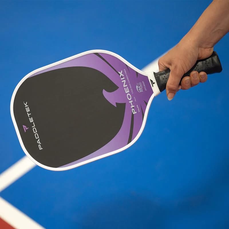PickleballNat's tweet photo. Power. Control. Spin. The Paddletek Phoenix Talon just raised the bar. Who’s ready to dominate? 

 #PickleballNation #paddletekphoenixtalon  #pickleballpaddle https://t.co/Tw3dISKSBq