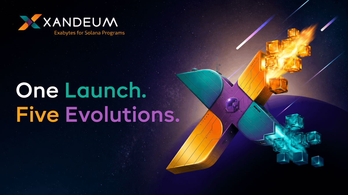Xandeum's tweet photo. Most projects launch once and call it a milestone.

We've shipped five named releases since mainnet went live, each one adding redundancy, repair capability, crash tolerance, and monitoring. https://t.co/jFb3ZwghVa