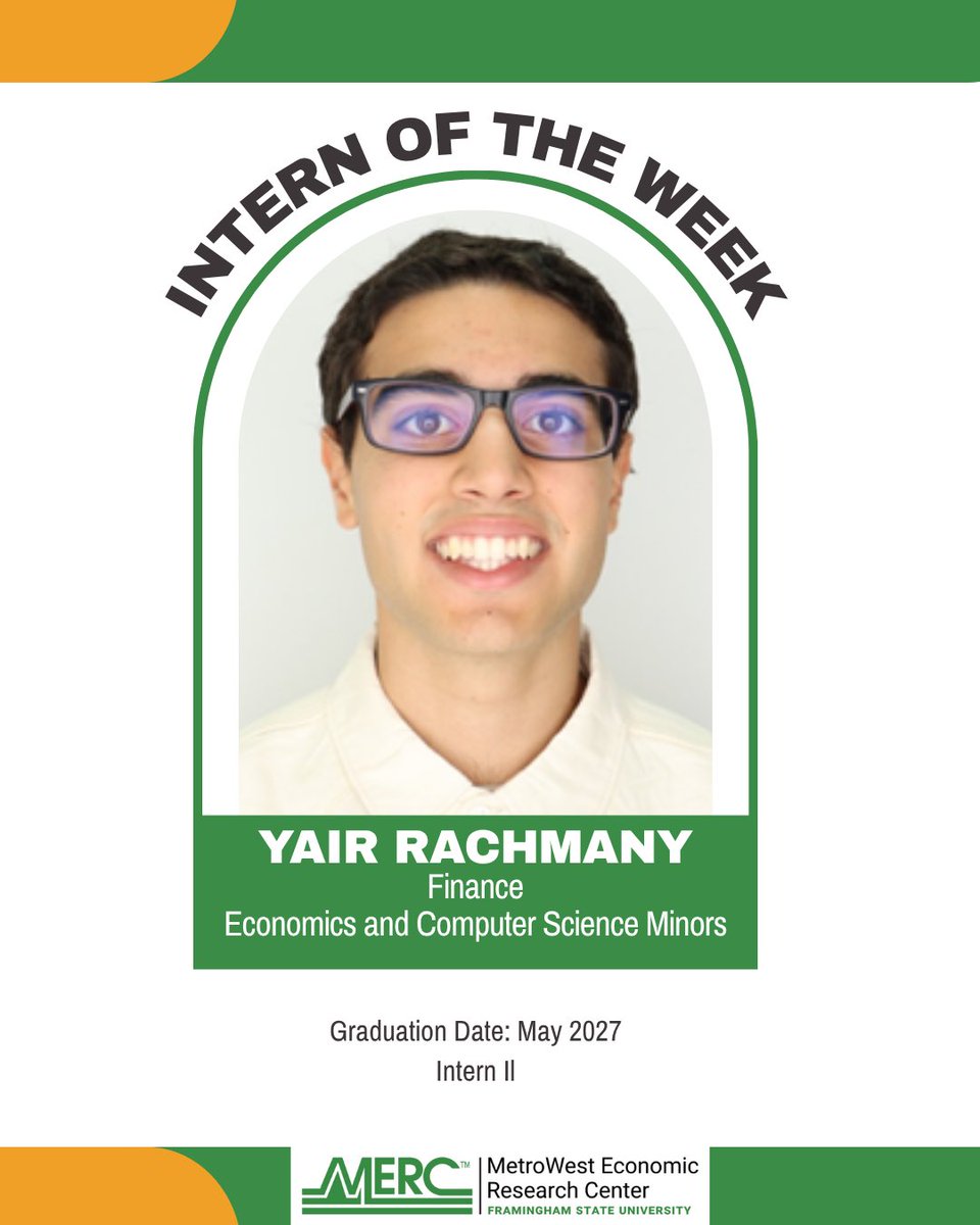 MERC_FSU's tweet photo. Congratulations to Yair, keep up the great work! https://t.co/toaLw6wVVM