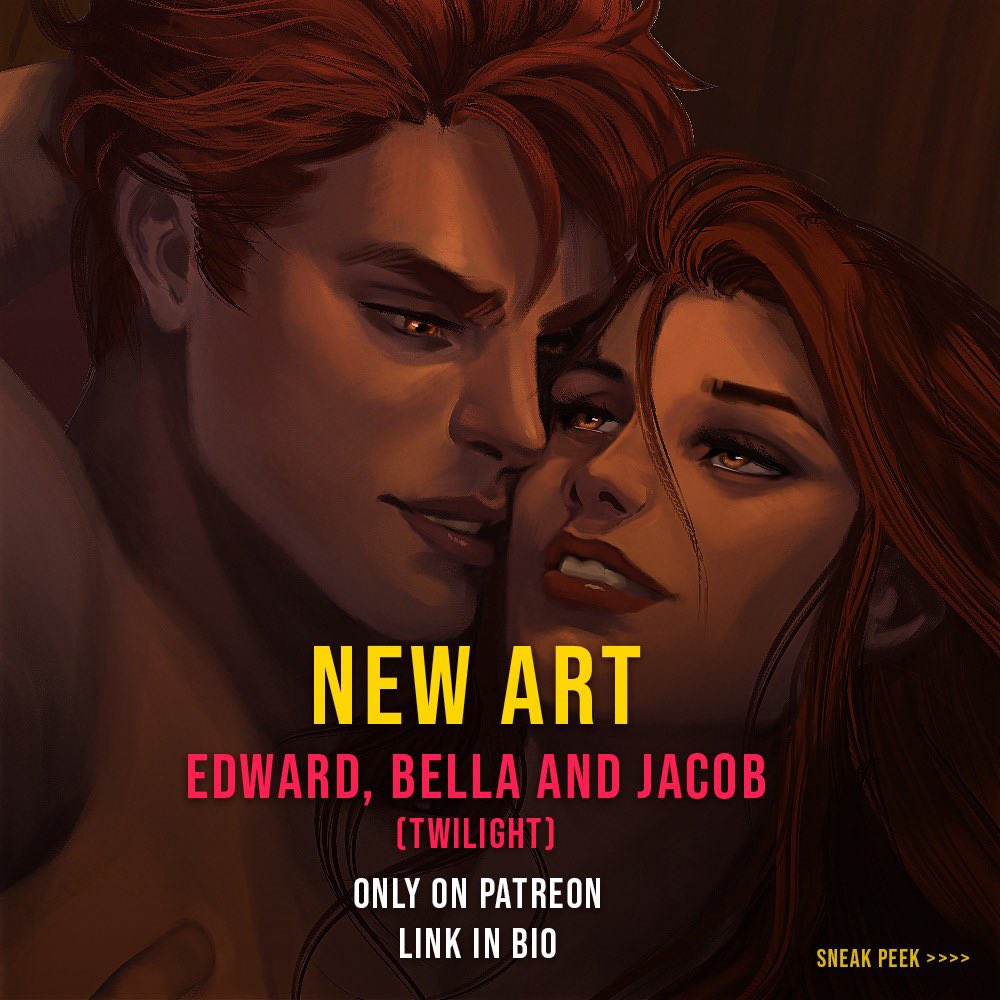 BkinkyK's tweet photo. Hello my beauties!!

Edward and Jacob were probably one of the earliest book couples discussions I can remember. With heated arguments on both sides. It was so much fun!

Now with that, I knew that I had to finish this one after Kinkytober they were so well received!

#twilight https://t.co/4wiUczZ3Pg
