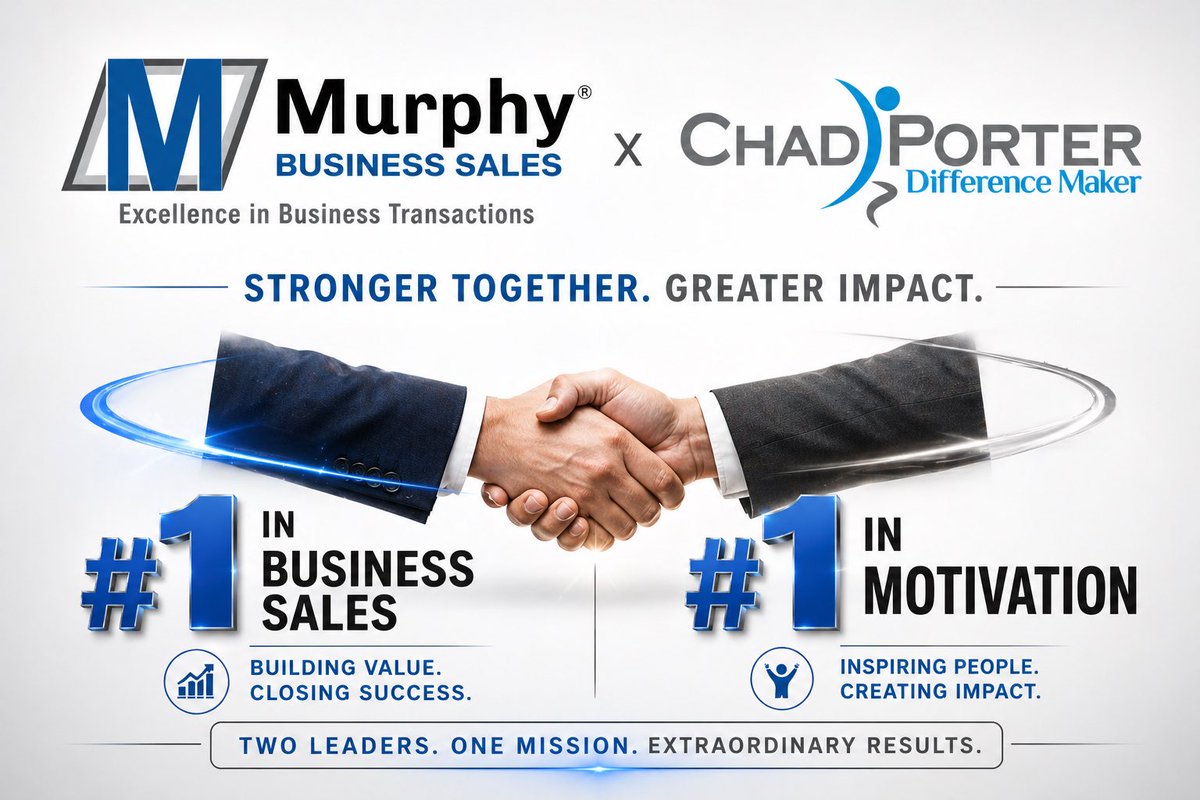 ChadPorterOrg's tweet photo. @MurphyBiz https://t.co/uJFdLsQFqd

#MotivationalSpeaker
#KeynoteSpeaker
#ProfessionalSpeaker
#InspirationInAction
#MotivationThatMoves
#DifferenceMaker
#LeadershipSpeaker
#ResilienceSpeaker
#GrowthMindset
#EmpowerYourTeam https://t.co/gz3UrXUksh