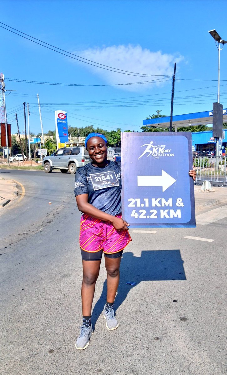 DidiChilongo's tweet photo. I set my mind to it, and I did it! 💪🏽 KK Marathon - 21.1KM 🏃🏽‍♀️🙌🏽

Honouring the legacy of Zambia's First Republican President and Founding Father, Dr. Kenneth David Buchizya Kaunda. 

Tiyende Pamodzi ndim’tima umo...🎶🎶

#OneZambiaOneNation 
#KKMarathon https://t.co/G0xTEYdgSL