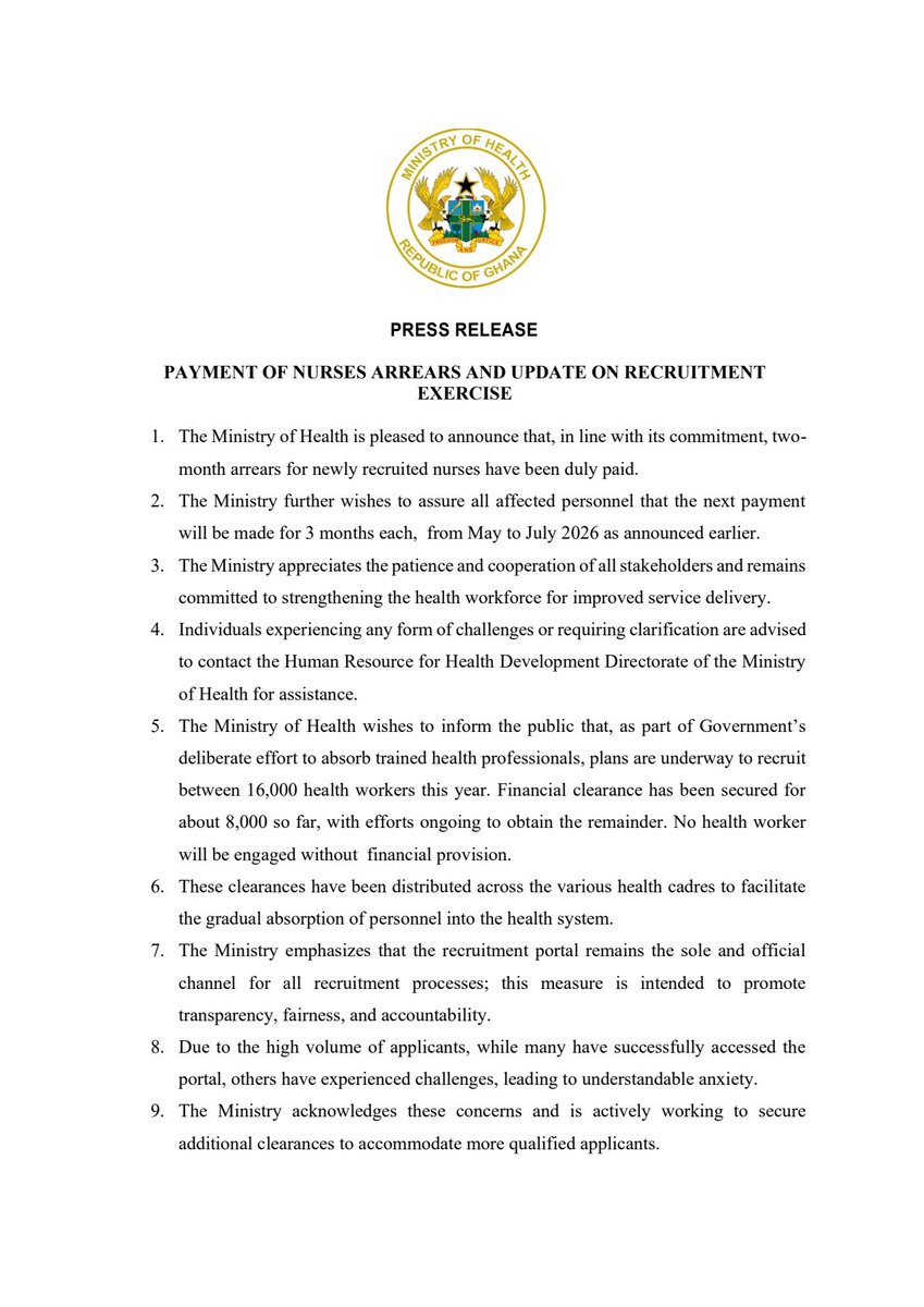 Ministry of Health, Ghana tweet media