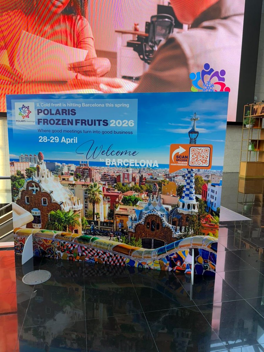 MAFIEgypt's tweet image. Day 1 at Polaris 2026 🇪🇸
MAFI showcasing premium Frozen IQF &amp;amp; connecting with global partners.

commercial@mafi-egypt.com

#MAFI #Polaris2026 #AgriFood #B2B