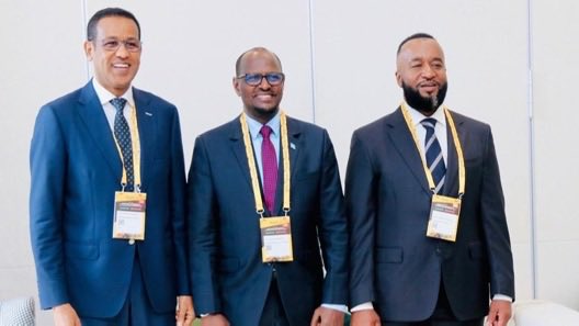 sntvnews1's tweet image. Somali Delegation led by Minister of Petroleum &amp;amp; Mineral Resources @DahaShire attended  the #Kenya Mining Investment Conference and Expo (#MICE) 2026. #Somalia is stepping forward with untapped mineral wealth, a regalatory reform-driven agenda, clear vision for responsible growth