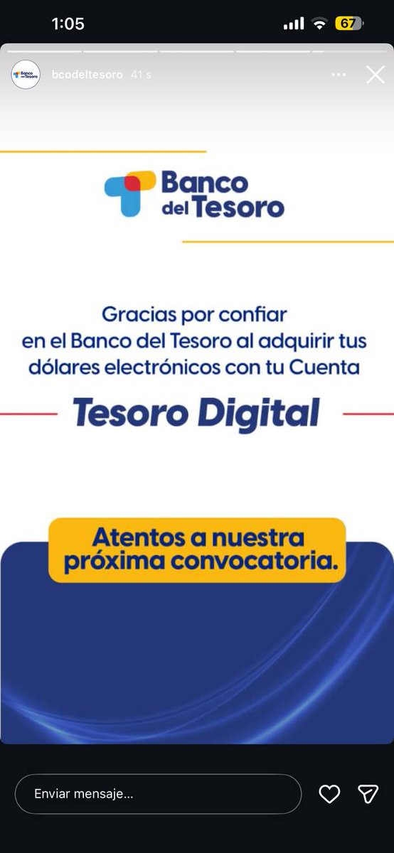 Fintechccs's tweet image. 🚨 Banco del Tesoro dió por finalizada su intervención cambiaría digital estaremos atentos a nuevas convocatorias y nueva información #BT #banca #FintechCCS