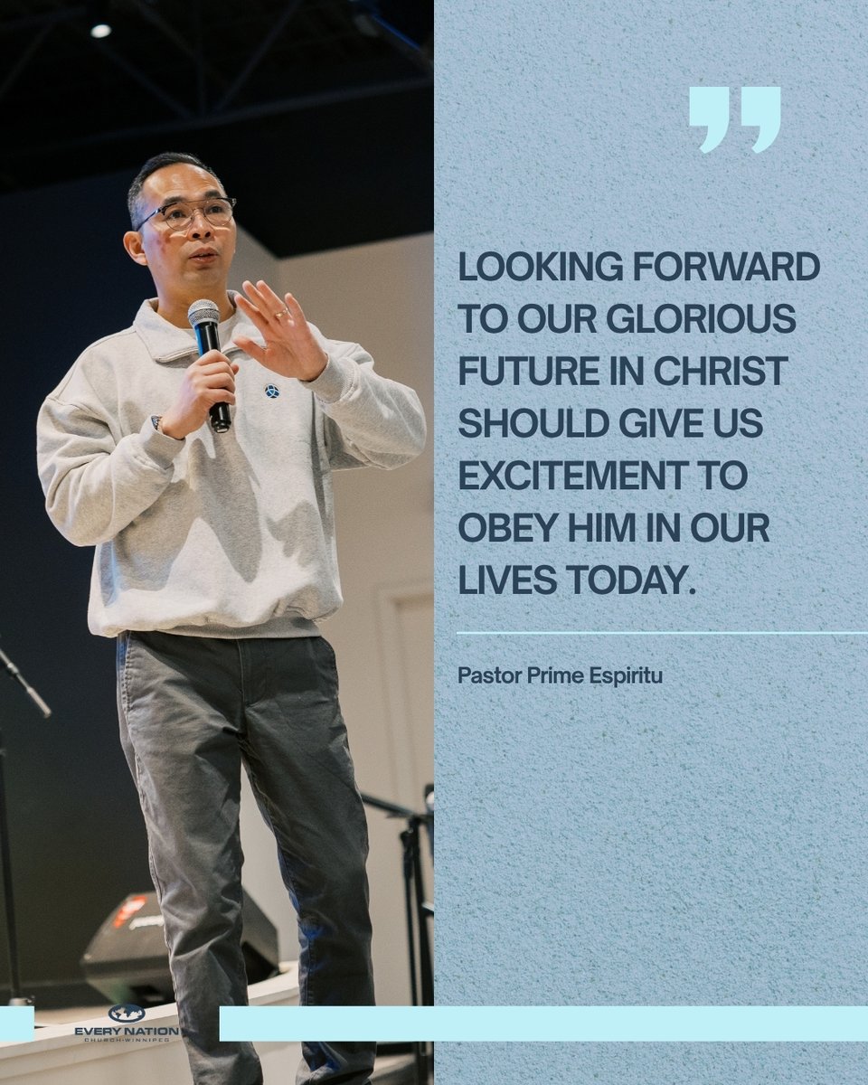 ENChurchWpg's tweet photo. Because of Christ, our destiny is not defined by sin, suffering, or death… but by life, victory, and eternity with God. 

So we don’t just look ahead with hope,
we live today with purpose.

📖1 Corinthians 15:58 https://t.co/ri6nKT7LCm