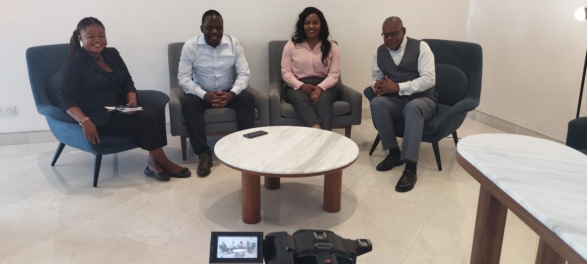 RACMalawi's tweet photo. Following the meeting, Madalitso Masache, the RAC Manager, along with CenHTRO Country Coordinators in Malawi, engaged in a televised panel discussion on Angaliba TV, focusing on labour trafficking awareness. https://t.co/tDiBIfNERL