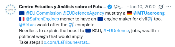 Centro Estudios y Análisis sobre el Futuro Europa tweet media