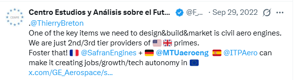 Centro Estudios y Análisis sobre el Futuro Europa tweet media