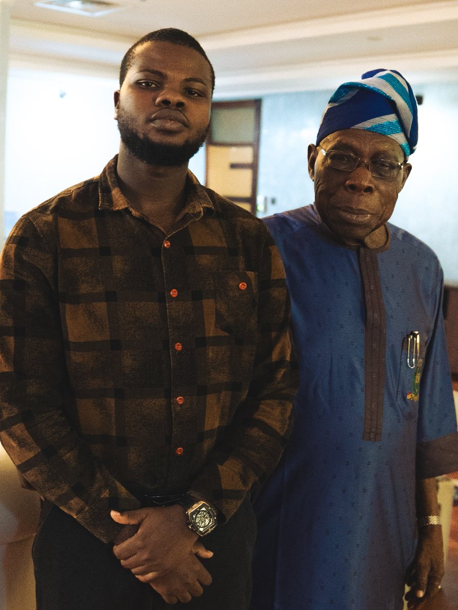 macc_concepts's tweet image. Yesterday, 27th April, 2026, @beforetomorrowcomes team had an opportunity to initiate an interview session with our former president — Olusegun Obasanjo, 

Directing &amp;amp; shooting this interview session of PGO and Obasanjo was an historic one for me. 
#nigeria
#videoproduction