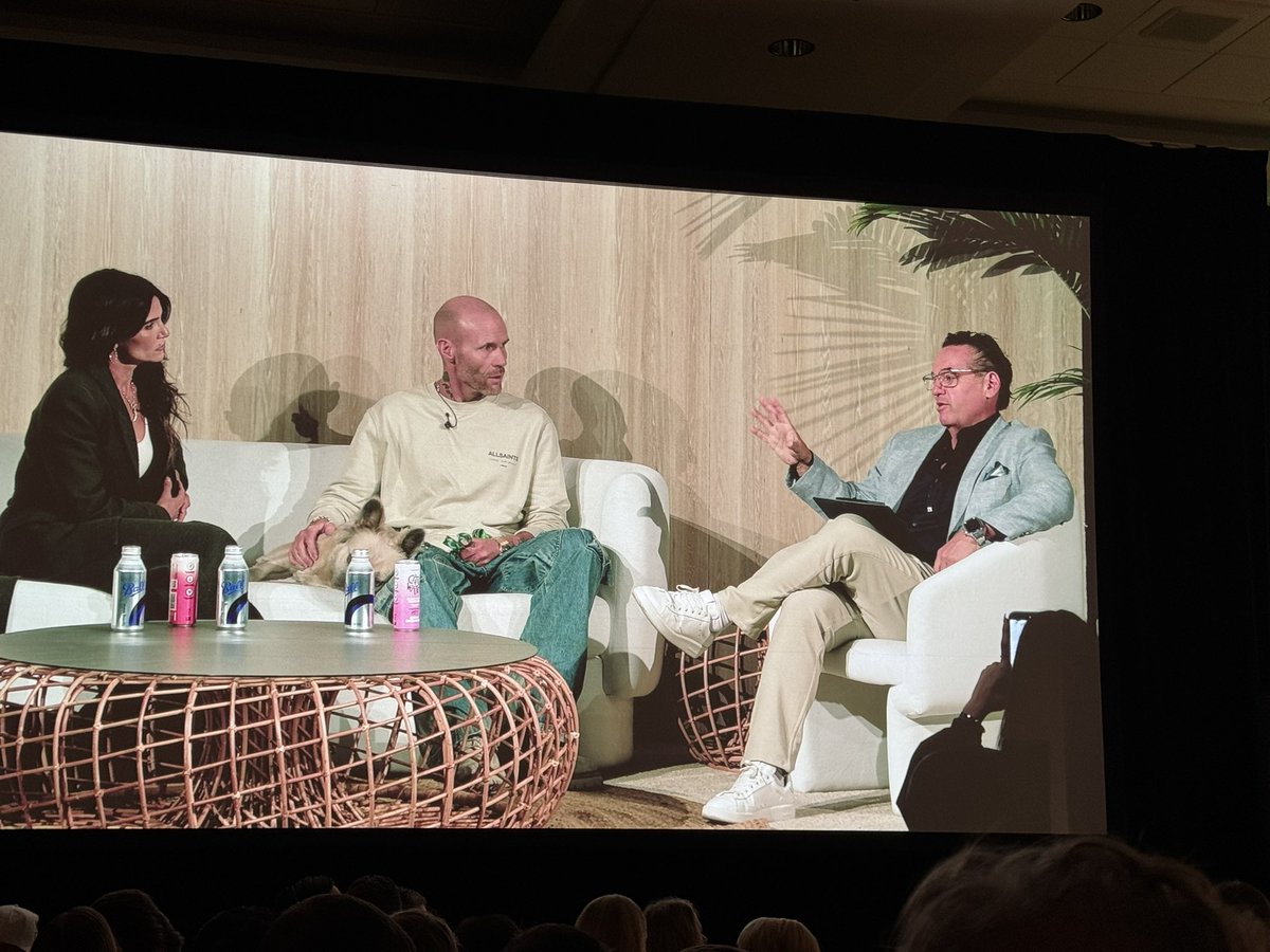 Proofawards's tweet photo. Our 2024 Best of Show @brothersbond &amp; @iansomerhalder introduce @drinkcaliwater #olivertrevena &amp; #nikkireed discuss the startup of launching #cactuswater as a new alternative to coconut water at The Beverage Forum today. https://t.co/EXOFuJ63iS