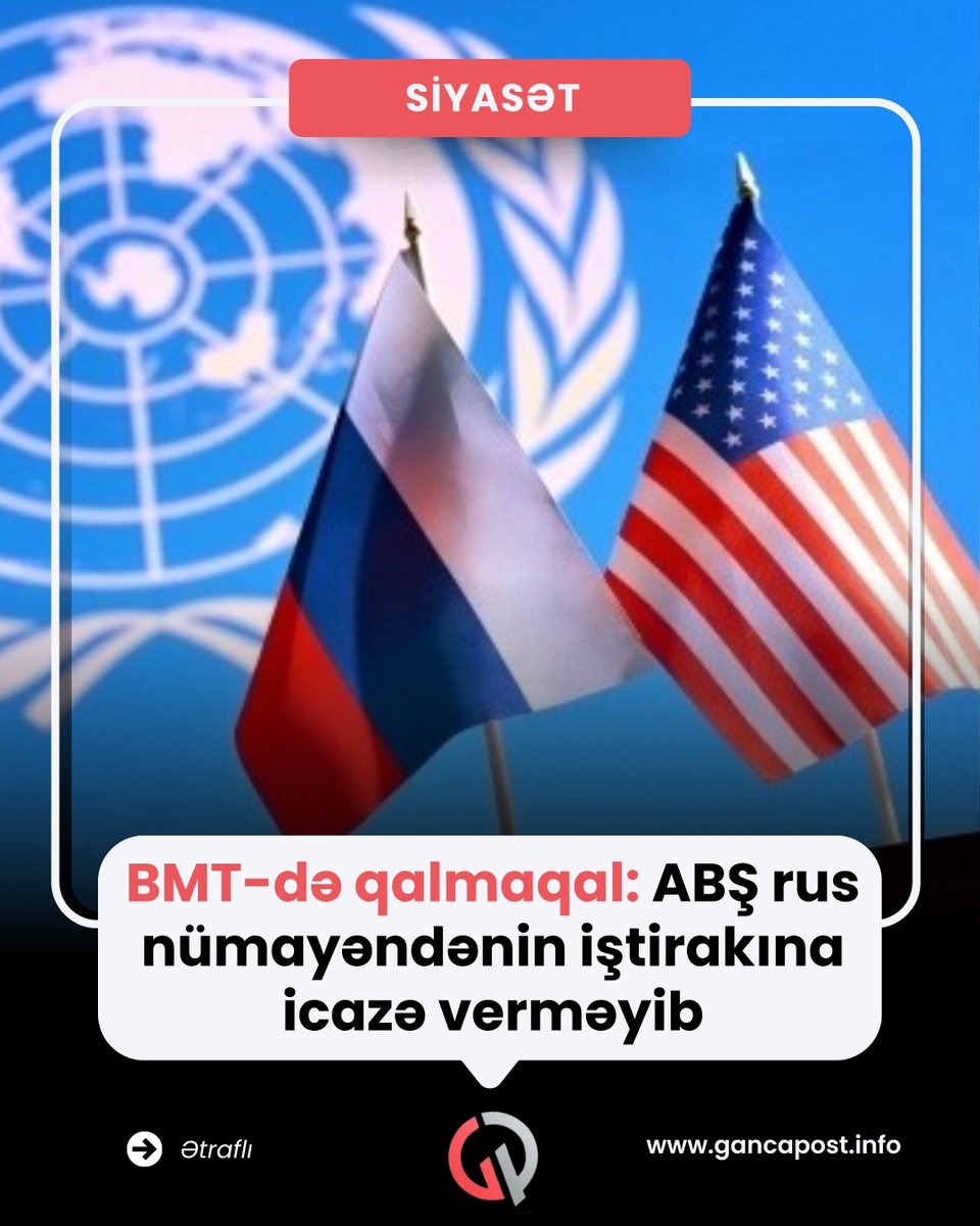 gancapost_info's tweet image. “Gəncə Post” xəbər verir ki, bu barədə Rusiyanın BMT-dəki daimi nümayəndəsi Vasili Nebenzya bildirib.

gancapost.info/bmt-d%c9%99-qa…

#gancapostinfo #bmt #rusiya #abş #amerika