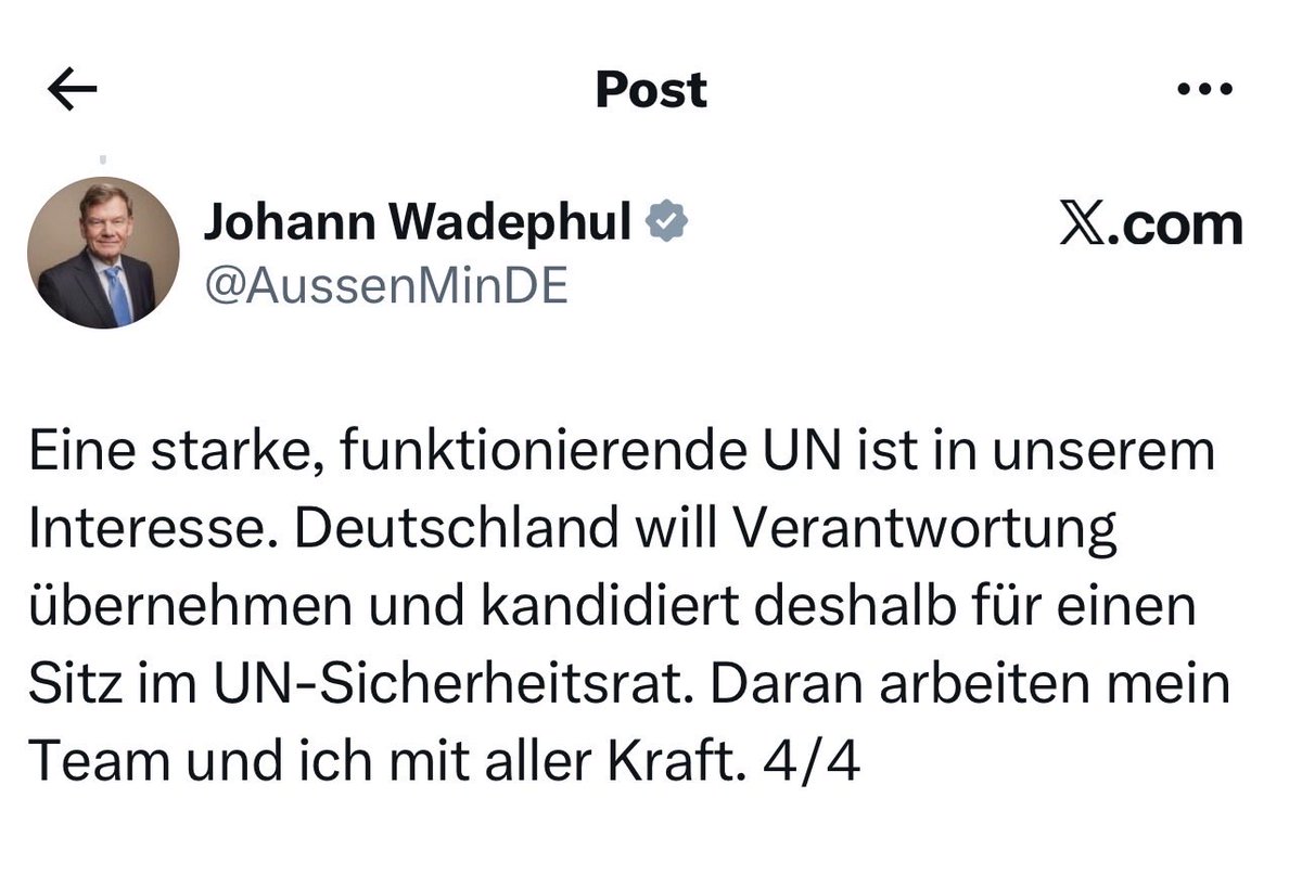 RuthFirmenich's tweet image. Was qualifiziert eigentlich Deutschland für einen Sitz im #UN-Sicherheitsrat? Die Waffenlieferungen an #Israel für den #Völkermord an den Palästinensern? Die Finanzierung des #NATO-Stellvertreterkrieges gegen #Russland? Die ständigen Verschärfungen eines völkerrechtswidrigen