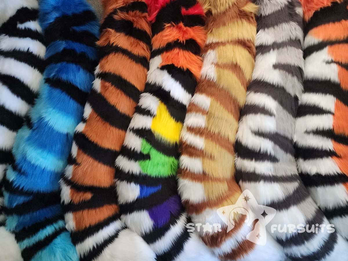 StarSuits's tweet photo. Stripes!🐅🐈 #TailTuseday All ready for #CFZ2026 https://t.co/adoIFgstwx