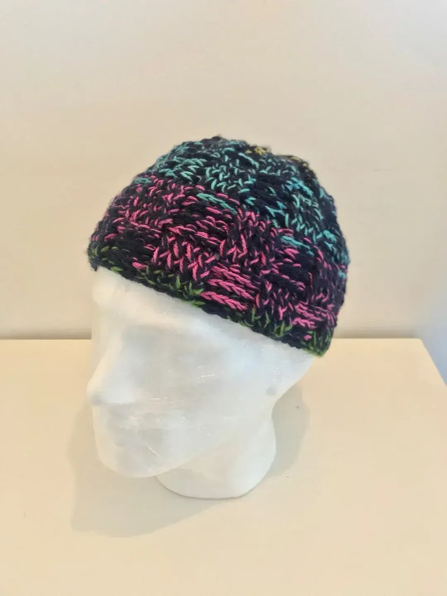 anthonybrighton's tweet image. Adult Beanie - Multi Colour Basketweave design (midnight blue / multi colour) - 24" Circumference (stretchy) - anthonybrighton.etsy.com/uk/listing/100…  - #beanie #hat #crochet #handmade #etsy #etsyretwt #ATEtsyRT #Basketweave #anthonybrighton