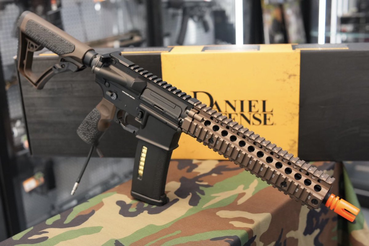 prozishop's tweet photo. Wolverine Airsoft EMG Daniel Defense DD MTW HPA MK18 2026 https://t.co/Nb2x5qusPi