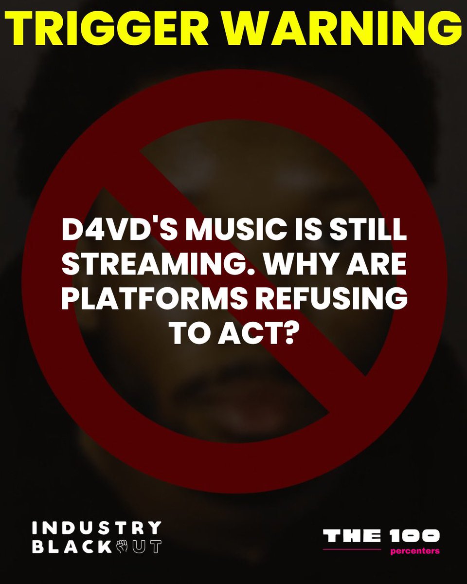 industryblkout's tweet photo. Sign the petition to remove #d4vd music from all streaming services. Justice for #celesterivashernandez https://t.co/EUFyPLonum https://t.co/eBvNvphL2j
