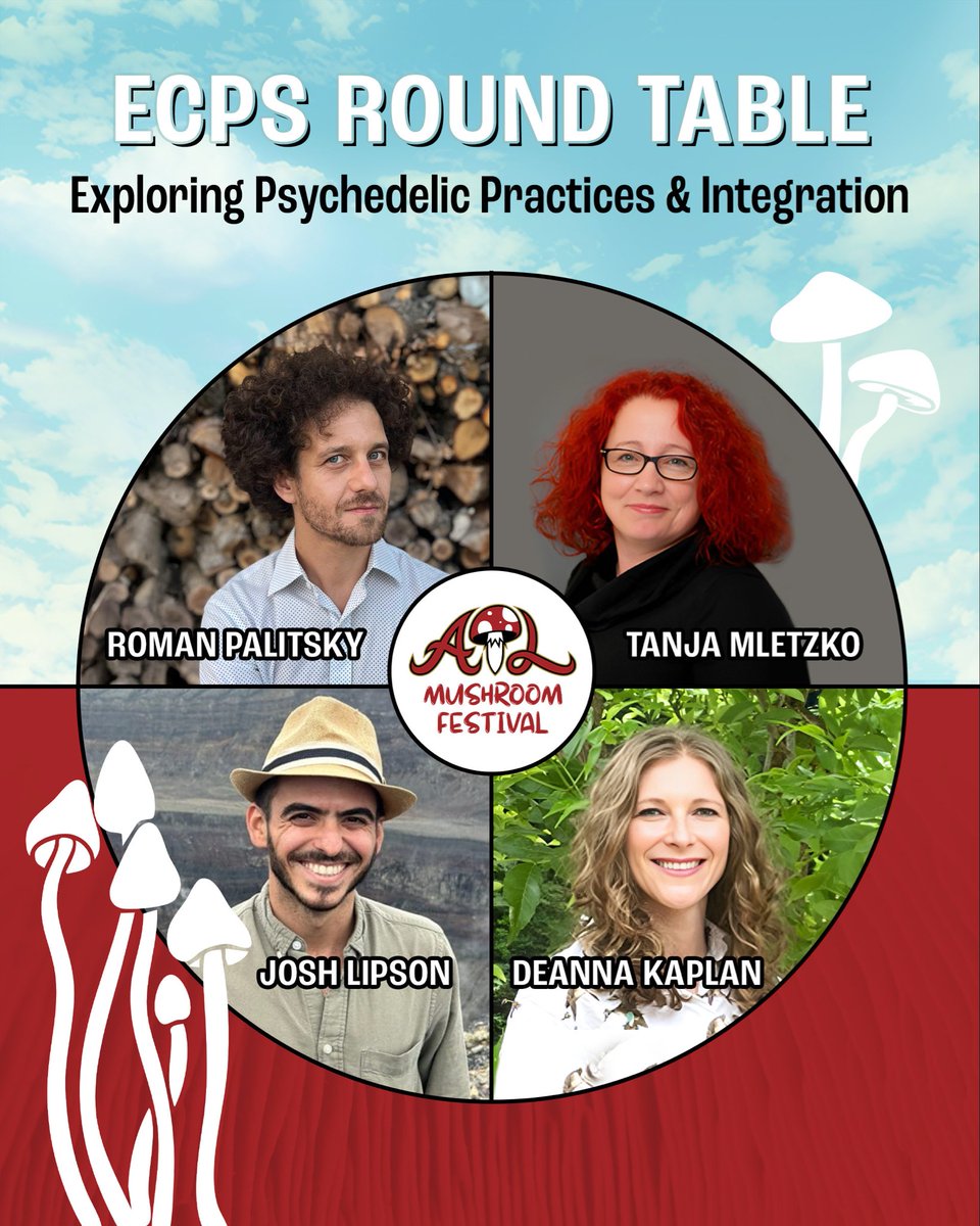ECPS Round Table:

✨ Roman Palitsky – Emory Center for Psychedelics &amp; Spirituality (ECPS)
✨ Deanna Kaplan – Emory School of Medicine
✨ Tanja Mletzko –  ECPS
✨ Josh Lipson – ECPS

AtlantaMushroomFestival.com 

#ATLMushFest
#ECPSRoundTable