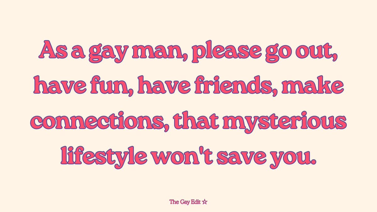 The Gay Edit ☆ tweet media