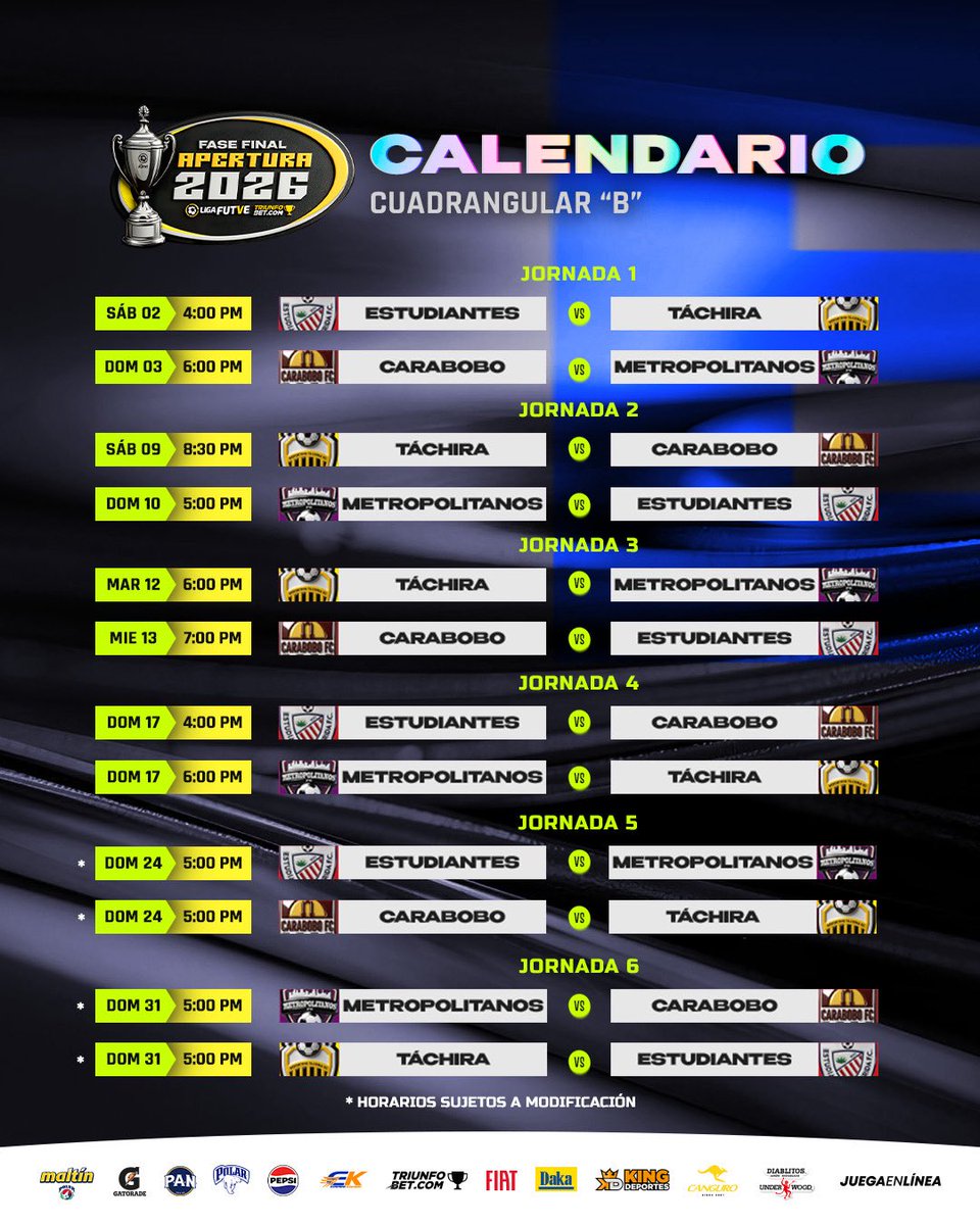 Liga FUTVE tweet media