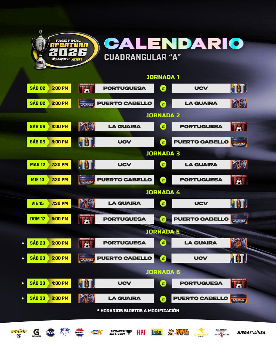 Liga FUTVE tweet media