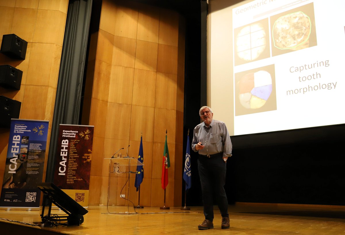 ICArEHB's tweet photo. Today we welcomed Prof. Bernard Wood for an inspiring seminar and meeting with our #PhDstudents. We're deeply grateful for his outstanding lecture, generosity, and sharing his time and knowledge with the archaeologists of the future! #ICArEHB #HumanEvolution #Paleoanthropology https://t.co/sjZCdJG7BH