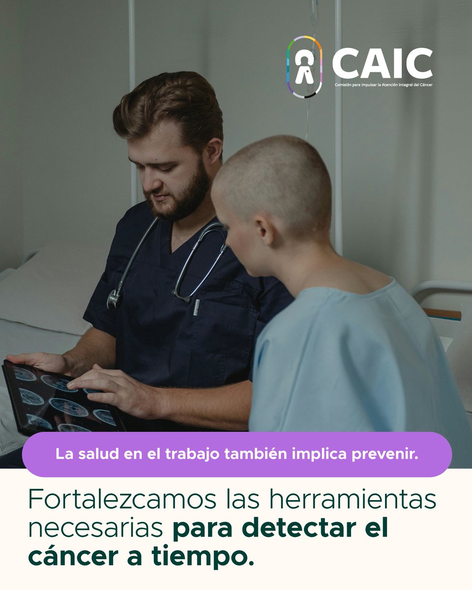 controlcancermx's tweet photo. Hablar del entorno laboral no es hablar solo de accidentes.

También implica reconocer riesgos ocupacionales, fortalecer la prevención y generar condiciones para la detección y atención oportunas del cáncer.. https://t.co/lQbGwQ5RlP