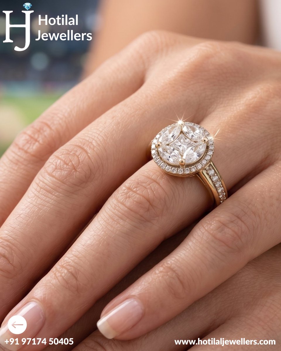 Hotilaljeweller's tweet image. Where 𝗧𝗶𝗺𝗲𝗹𝗲𝘀𝘀 𝗕𝗲𝗮𝘂𝘁𝘆 meets 𝗠𝗼𝗱𝗲𝗿𝗻 𝗟𝘂𝘅𝘂𝗿𝘆 ✨
.
#hotilaljewellers #goldring #diamondring #luxuryjewelry #delhi #finejewellery #ringgoals #elegantstyle #diamondlove #jewelryaddict #badarpur #bridaljewelry #timelessdesign #sparklemore #delhijewellers