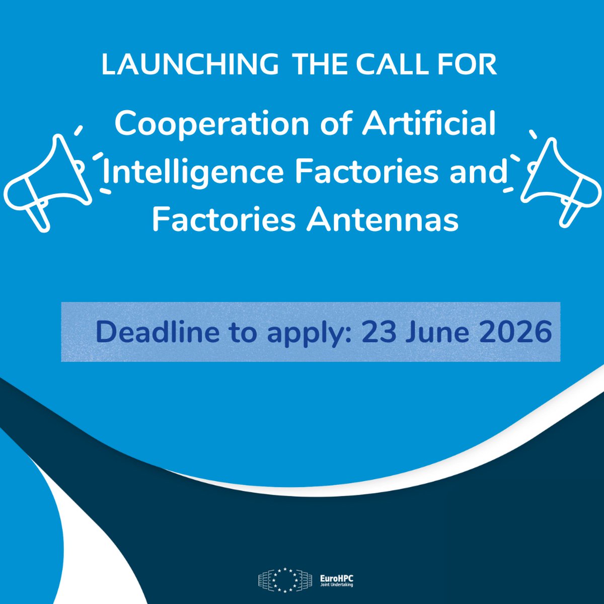 HPCwire's tweet image. EuroHPC Launches Call for Proposals to Strengthen European AI Ecosystem
@EuroHPC_JU #HPC
ow.ly/bNQz50YReyi