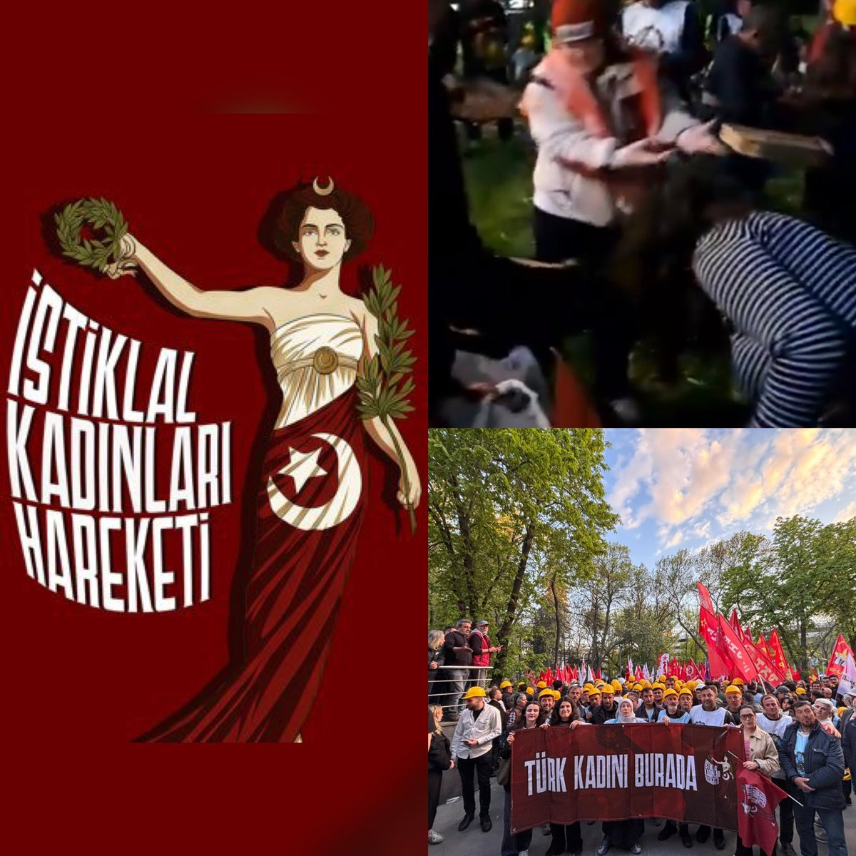 İstiklal Kadın Hareketi, bugün açlık grevini sonlandıran madencilerle birlikte pizza yedi.

Eyleme destek veren Türk kadınları günlerdir hedef gösterilerek linç ediliyordu.