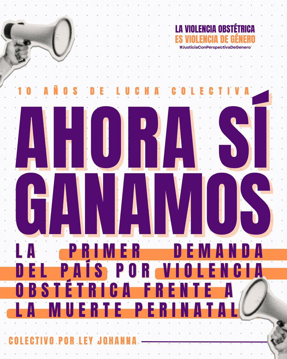 magdysierra's tweet photo. Después de 10 años de lucha colectiva, @PiferrerJohanna logró la primera demanda del país por violencia obstétrica frente a la muerte perinatal. 

Se hizo justicia pero sobre todo se sienta un precedente para que otras mujeres y personas gestantes que atravesaron el mismo dolor puedan sentir un poco de reparación.

Un abrazo enorme a Johanna y a todas las compañeras y compañeres que abrazan esta causa justa desde hace mucho tiempo💜