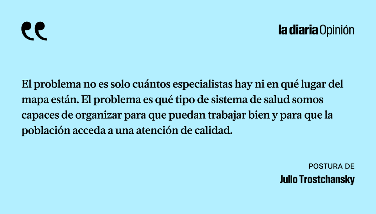 ladiaria's tweet photo. Acceso a especialistas en el interior: el arraigo no se impone, se construye. La #postura de Julio Trostchnasky https://t.co/V268H4FHxz https://t.co/EKJ8Bs3KpM