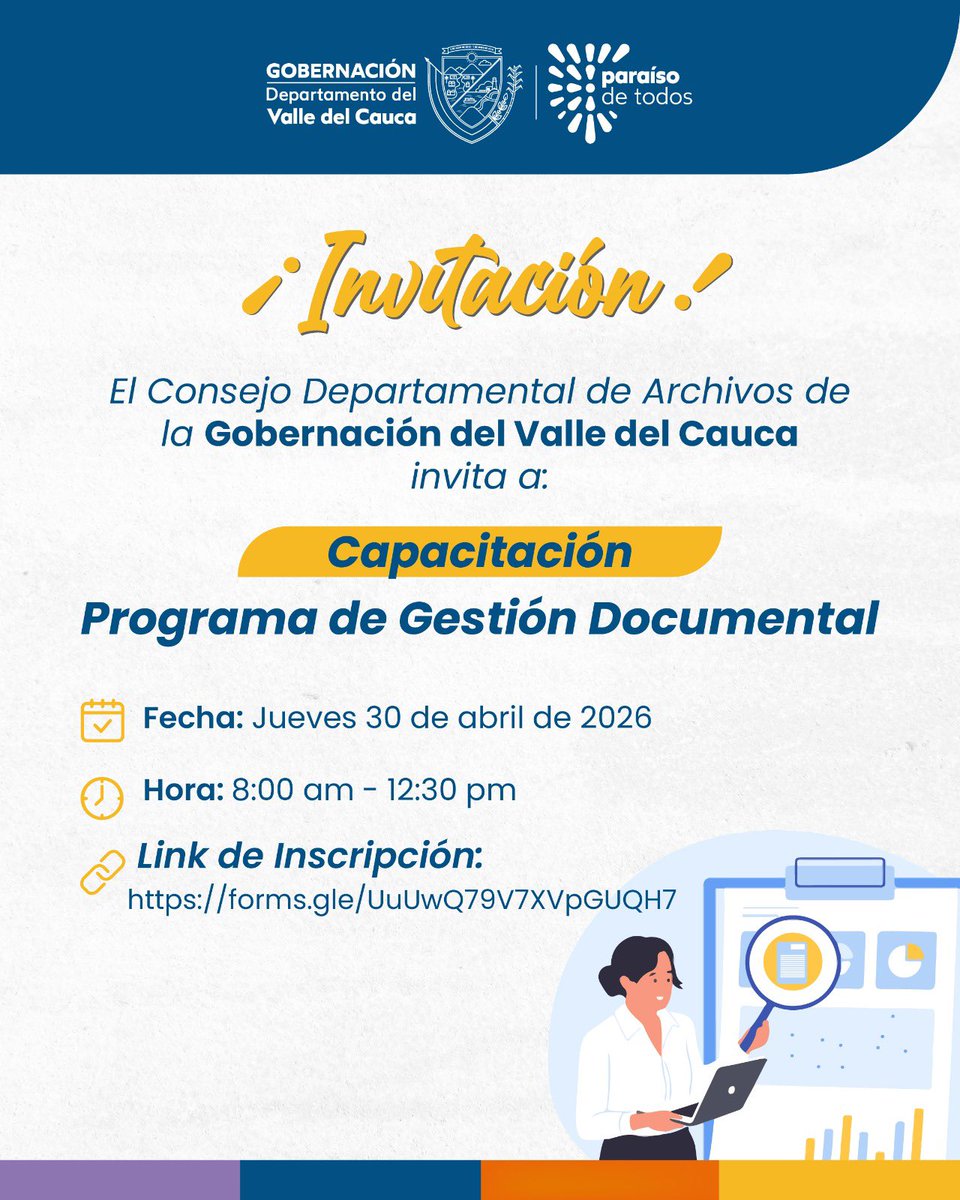 Secretaría General Valle del Cauca tweet media