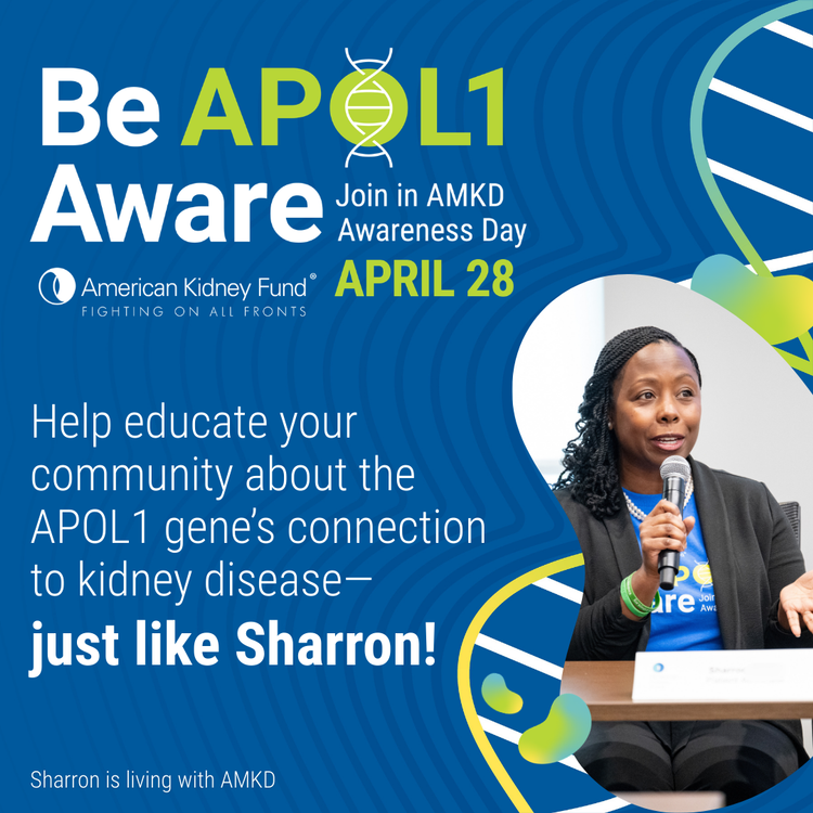 NHCouncil's tweet photo. Today is AMKD Awareness Day. People of west or central African ancestry who inherited certain variations of the APOL1 gene are at higher risk for APOL1-mediated kidney disease (AMKD), a form of genetic kidney disease. Become APOL1 aware with @KidneyFund: https://t.co/poK647G7Bv https://t.co/54MDOlg2vO