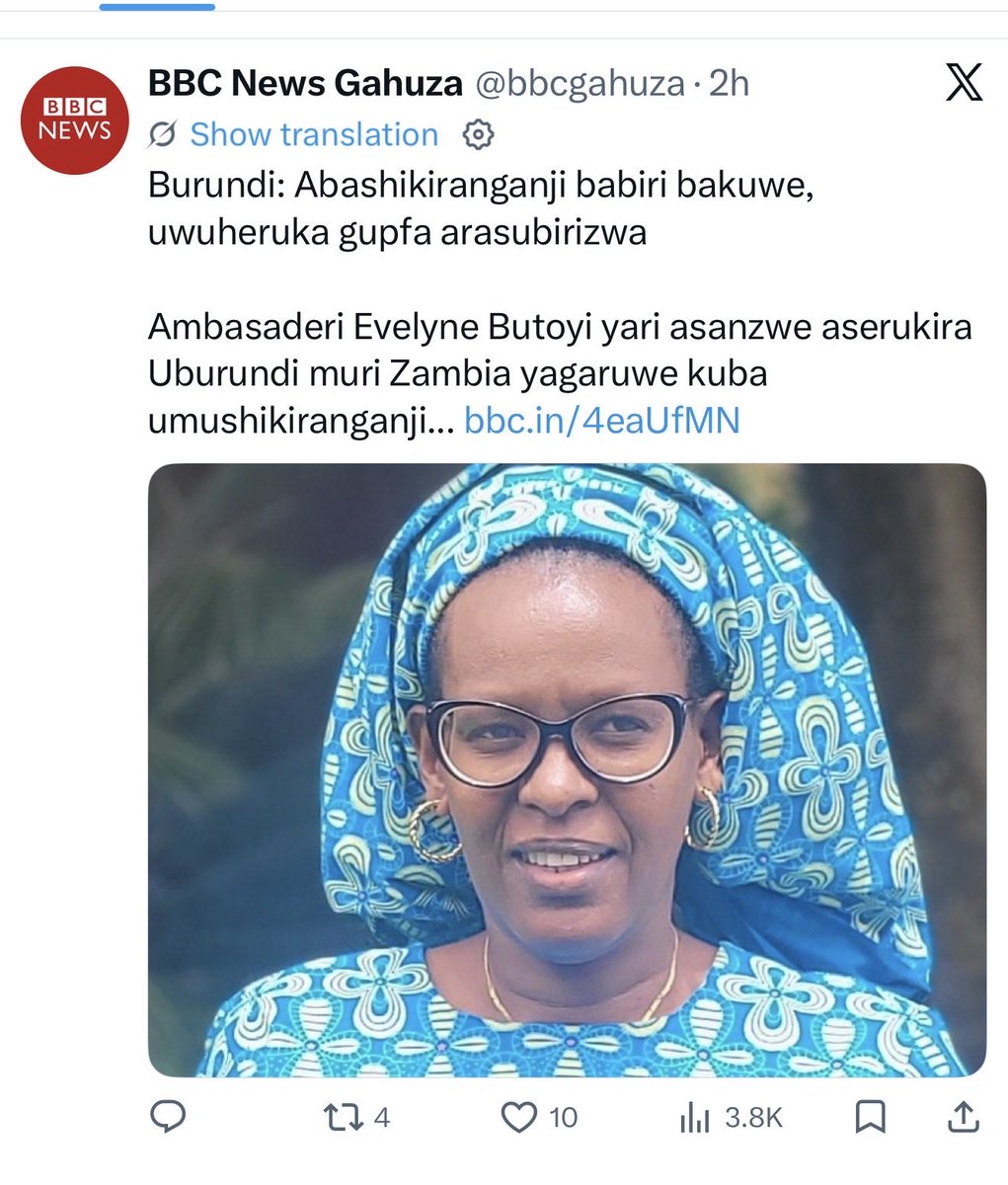 Amb. Willy Nyamitwe tweet media