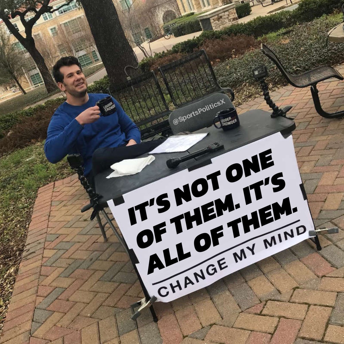 Sports, Politics & Satire tweet media