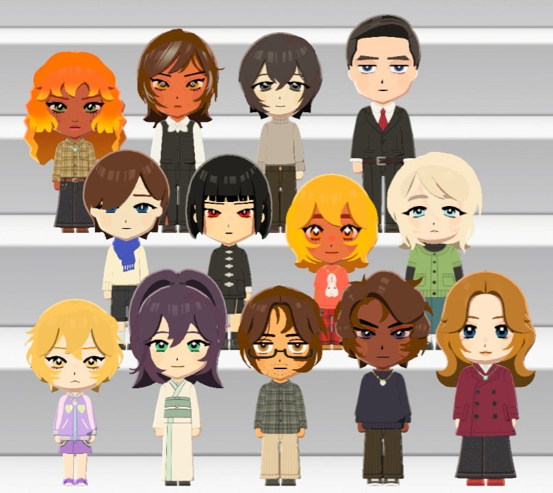 all my sinner miis (pretend demian is dante)