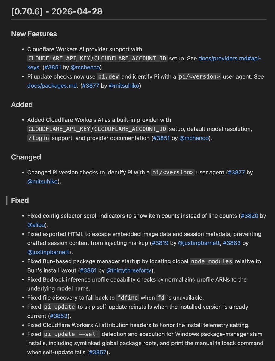 Mario Zechner tweet media