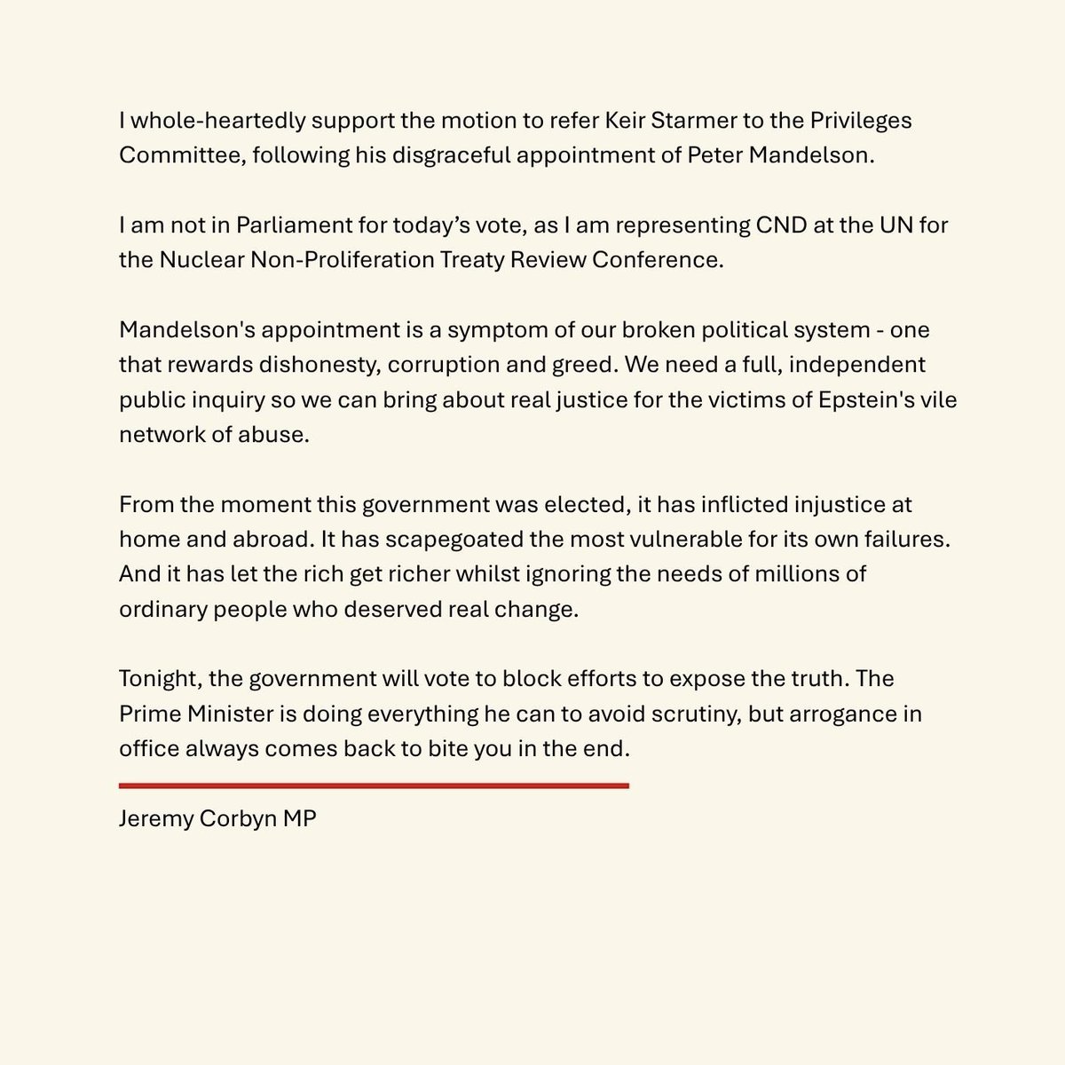 Jeremy Corbyn tweet media